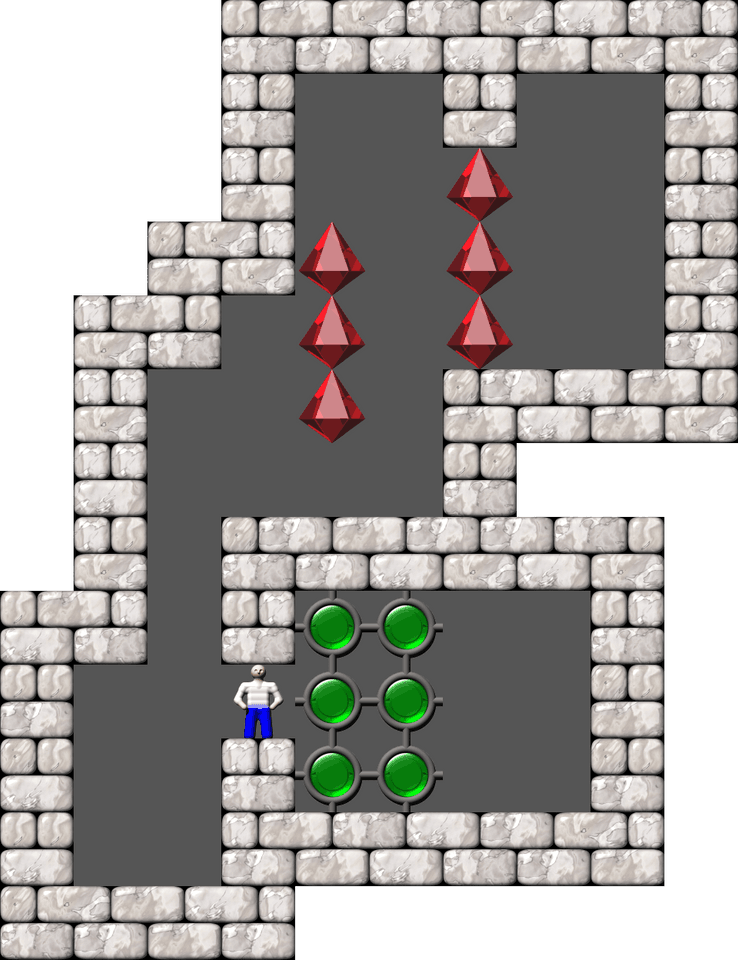 Sokoban Alberto Garcia Arranged level 17